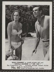 SOMPORTEX-FILM SCENE SERIES 1966 JAMES BOND 007-#60- QUALITY CARD!! - Picture 1 of 2