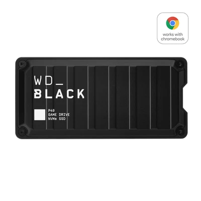 Unidad de juego WD_BLACK 500 GB P40 SSD, unidad de estado sólido externa WDBAWY5000ABK-WESN Foto 1 de 4
