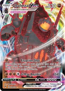 Tarjeta holográfica ultra rara Pokemon Vivid Voltage Coalossal VMAX 099/185 - Imagen 1 de 1