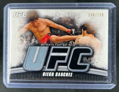 2010 Topps UFC Knockout Diego Sanchez Fight Mat Relic Patch #234/288 - Image 1 of 2