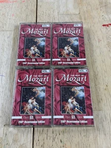 The Best of Mozart Set Vol. 1, 2, 3 & 4  200 Bicentennial Edition Cassette Tapes - Picture 1 of 4