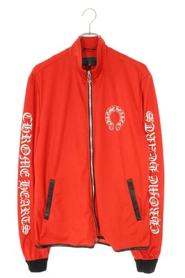 CHROME HEARTS Size: SizeXL TRACK JACKET Track jacket leather switching - Image 1 of 4
