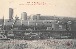 CPA TRAIN / LES LOCOMOTIVES (EST) MACHINE POUR TRAINS DE MARCHANDISES - Picture 1 of 1