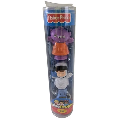 Fisher-Price Little People Figures 1-2-3 Astronaut Alien Robot New - Image 1 of 4
