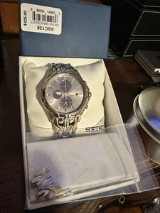 Seiko Excelsior Two Toned Silver Dial SSC138 Solar - Picture 1 of 2