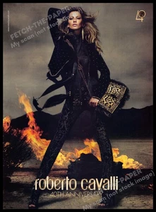 Roberto Cavalli 2010s Print Advertisement 2010 Gisele Bundchen 40th Anniversary - Picture 1 of 1