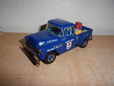 Matchbox Collectibles 1:43 1956 Chevy 3100 Pickup Truck Mobilgas Mobile Gas Blue - Image 1 of 4