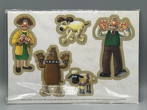 Seltene Wallace & Gromit 2D Magnete X 5 Neu Versiegelt Vintage - Bild 1 von 7
