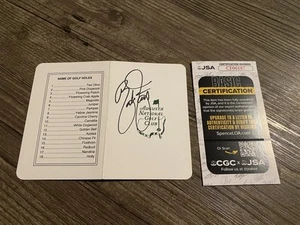 Rickie Fowler Signed Masters Golf Scorecard Augusta National 2025 US Open JSA - Picture 1 of 2
