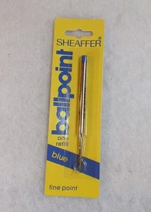 Sheaffer Kugelschreibermine blaue Tinte feine Spitze, Gewinde, neu versiegelt NOS - Bild 1 von 3