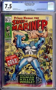 Sub-Mariner #23 (Marvel, 1970) CGC 7.5 - KEY - Picture 1 of 1