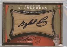2005 Upper Deck Sweet Spot Classic Sticks Signatures /35 Gaylord Perry Auto HOF