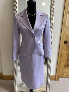 Max Mara italienischer Lavendel knielanger Rock Anzug Set US 6, IT 40 - Bild 1 von 16
