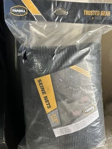 NEW FRABILL 2156 FISHING SEINE NET - 4' x 20’ MESH SIZ 1/4" Ready To Use. - Picture 1 of 3