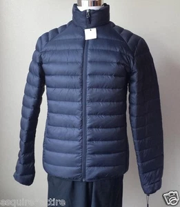 Calvin Klein Men size S navy blue packable premium down puffer coat jacket NWT - Picture 1 of 12