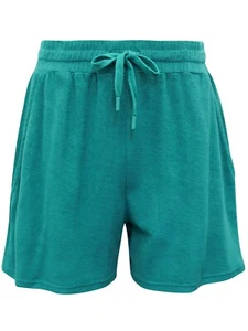 EX Seasalt Green Skua Terry Towelling Organic Cotton Shorts 12 14 16 18 22 26/28 - Picture 1 of 4