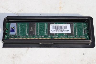 TwinMOS PC2100 128MB DDR CL2.5 DDR-226 DIMM Memory Module M2G3H04ABAMK3E1611ACT - Image 1 of 2