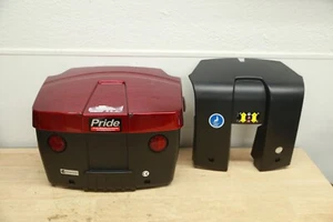 Jazzy 614 / HD FRONT & REAR SHROUDS -- Plastic Door Battery Cover RED Pride - Picture 1 of 6