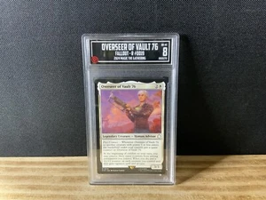TCCG 8 Overseer of Vault 76 [Fallout] Magic MTG Graded Commander NM-Mint - Picture 1 of 2