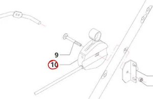 Comando gas e trasmissione decespugliatore a ruote FLO Blue Bird - Foto 1 di 1