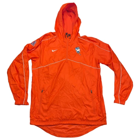 Nike ST. LUCIE METS Mr. Met WindBreaker Mens Size Small Orange Baseball MiLB Cover