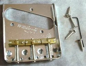 PUENTE DE GUITARRA COMPENSADO DE MONTAJE SUPERIOR O PASANTE PARA TELE - Imagen 1 de 4