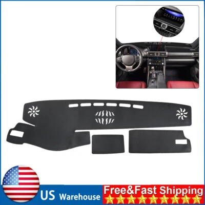 Alfombrilla de cuero para tablero de instrumentos para Lexus IS250/300/350/200t parasol tablero de instrumentos cubierta Foto 1 de 4