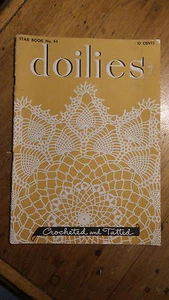 Star Book #44 DOILIES, CROCHETED & TATTED Vintage Pattern Book - Picture 1 of 2