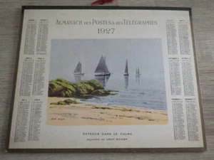 CALENDRIER ALMANACH PTT Postes et Télégraphes 1927 (Editeur ??) MEUSE - Picture 1 of 3