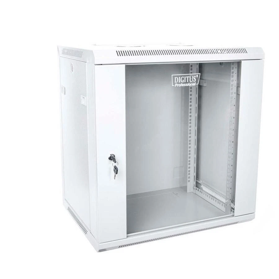 5907772590935 Wall-mounted network cabinet 19" 12U rack 600x450, door glass - Image 1 of 1