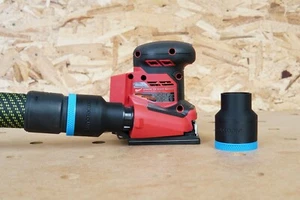 Adaptador de manguera de 36 mm para lijadora de hojas Milwaukee M18 1/4 - Imagen 1 de 4
