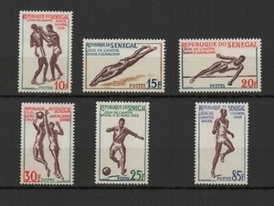Sénégal 1963 jeux sportifs de l'amitié à Dakar série de 6 timbres MNH /TR8380 - Picture 1 of 1