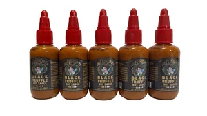 Lote de 5 botellas de 2 onzas de salsa caliente de trufa negra Melinda’s - Imagen 1 de 3