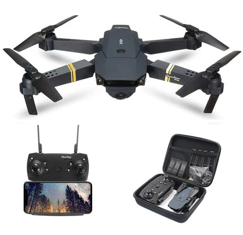 Drone 4k HD Pro Mini Wideangle Foldable WIFI FPV Quadrocopter - Image 1 of 4
