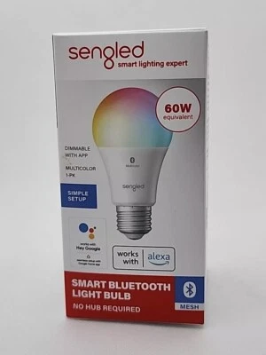 Sengled Color Changing Alexa Bluetooth Mesh Network A19 60W Smart LED Light Bulb - Image 1 of 4