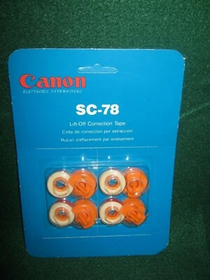 Canon SC-78 Lift-Off Correction Tape(NEW)Sealed 4-Pack - Image 1 of 4