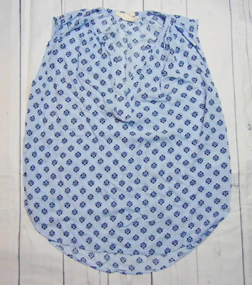 Top sin mangas para mujer H&M L. O. G. G | Talla 10 | Azul | Floral Foto 1 de 4