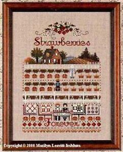 Strawberries Forever by Told In A Garden cross stitch pattern