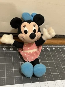 Minnie Mouse 7 inch Plush Playskool 1984 Disney Babies Vintage - Picture 1 of 4