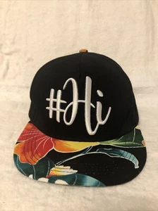 Aloha Headwear #HI #ISLAND LIFE #ALOHA Hat Cap Floral Hawaii Graphics Strap Back - Picture 1 of 9