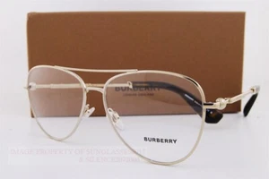 Nuovissima montatura per occhiali da vista BURBERRY BE 1386 1109 oro chiaro per uomo donna 57 mm - Foto 1 di 7
