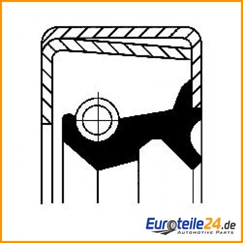 Wellendichtring, Radnabe CORTECO 19015047B für Toyota Carina - Изображение 1 из 1