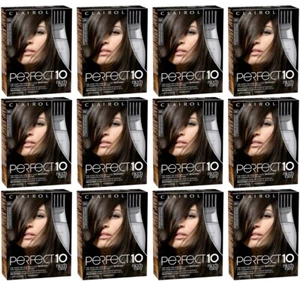 12-Nuevo Tinte Permanente Clairol Nice'n Easy Perfect 10, 5A Marrón Ceniza Medio Ha - Imagen 1 de 2