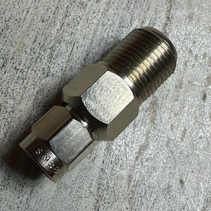 Fairview 50 Ohm SMA Male to 75 Ohm F Female Adapter Nickle Plated Brass SM3821 - Picture 1 of 8