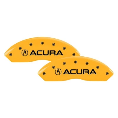 For Acura RDX 16-18 MGP Gloss Yellow Caliper Covers w Engraving Full Kit, 4 pcs Foto 1 de 2