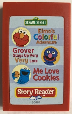 Story Reader Cartridge Game Sesame Street. Elmo Adventure Grover Me Love Cookie - Image 1 of 3