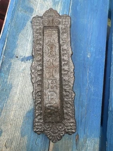 Antique Victorian Vertical Letterbox Door knocker - Picture 1 of 7
