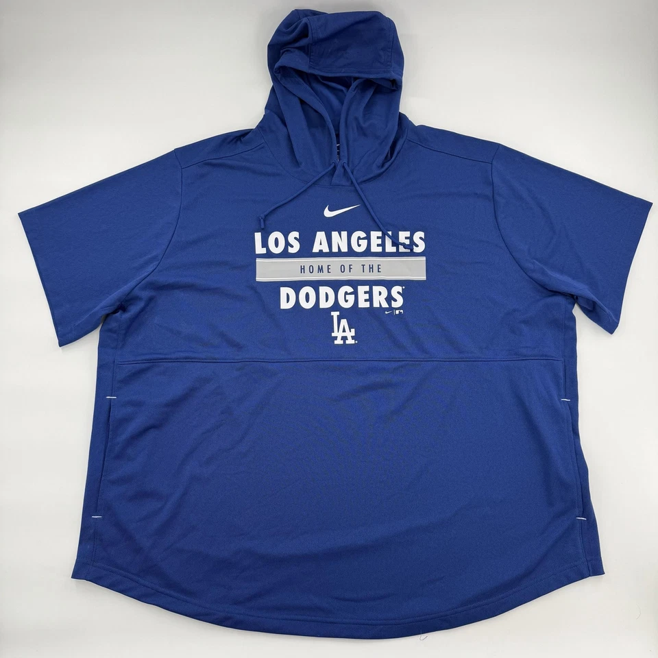 Camisa de los Dodgers de Los Ángeles para Hombres 3XL Azul MLB Béisbol Nike Dri Fit Sudadera con Capucha Foto 1 de 4