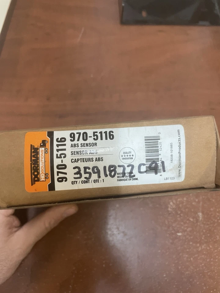 Sensor de velocidad de rueda ABS Dorman 970-5116 se adapta Foto 1 de 2