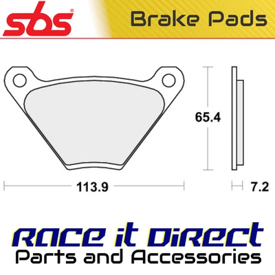 Pastillas de freno delanteras CT V-Twin SBS Harley Electra 1200 Glide FLH 1979-1984 Foto 1 de 4